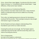 "Constitution [for] the United States of America" vs "Constitution [of] the United States".  Huge difference.  What words mean matters.  We must restore our Constitutional Republic. Every American must learn what words mean.  Every American needs to understand why and how to defend our founding documents.