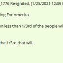 Never Stop Fighting For AmericaHistory has shown less than 1/3rd of the people will stand and fight tyranny. We need to find the 1/3rd that will.