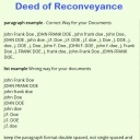 How to do the names in the Deed of Reconveyancehttp://dougostgard.com/sn/dornames.html