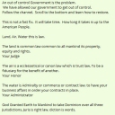 The American People are not the problem.An out of control Government is the problem. We have allowed our government to get out of control.  Follow the channel.  Scroll to the bottom and learn how to restore.   This is not a fast fix.  It will take time.  How long it takes is up to the American People.Land, Air, Water this is law.