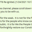 If you are new to the channel, please scroll down to the bottom and catch up.  We need you to be with us.This channel is not for the weak.  It is not for the fickle. It is for the serious minded.  It is for the people who know something has gone wrong with our Republic.  It is for We the People to discover how we can peacefully and forthrightly restore our Constitutional Republic.