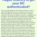 Why choose a non-Hague Country to get your BC authenticated?