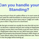 Can you handle your standing?