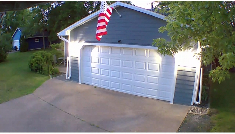 My civil flag on my garage. My neighbors instead of asking me, they sent their granddaughter over to ask what kind of Flag it is. People are funny.